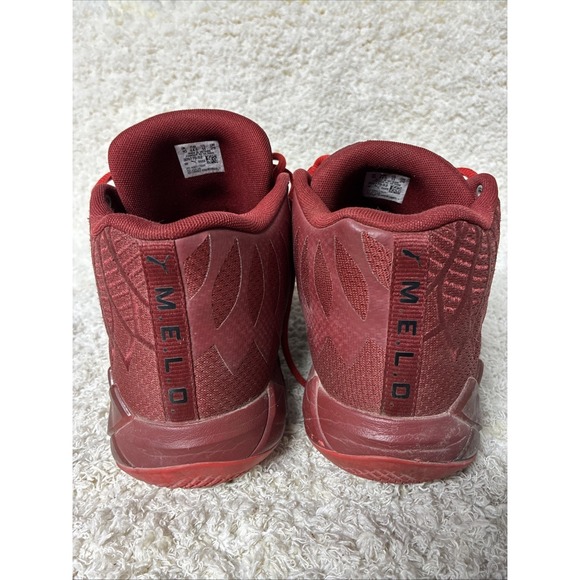 PUMA MB.01 Mid Team Colors Intense Red Men Size 11 LaMelo Ball Fast Shipping - Picture 4 of 12